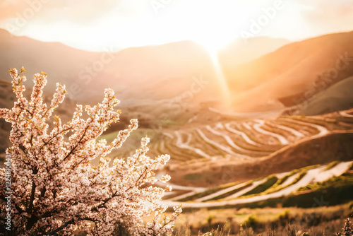Blooming Tree Stands Before...