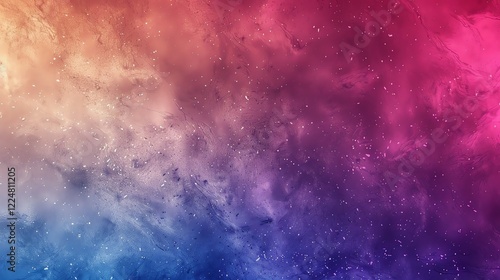 Abstract textured background with a gradient of red  orange  blue  and purple.
