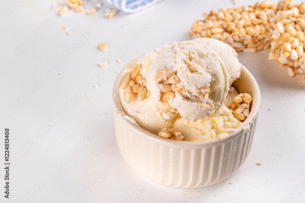Rice krispie treats ice cream Rice krispie treats ice cream