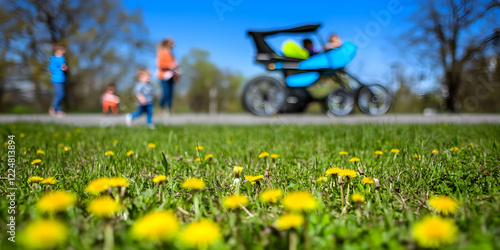 Dandelions in the Foregroun...