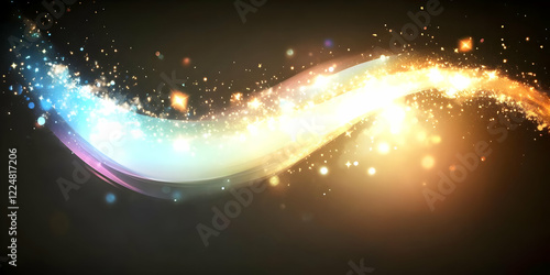 Abstract Background with Gl...