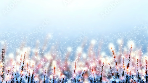 Sparkling Snow Dusts Gently...