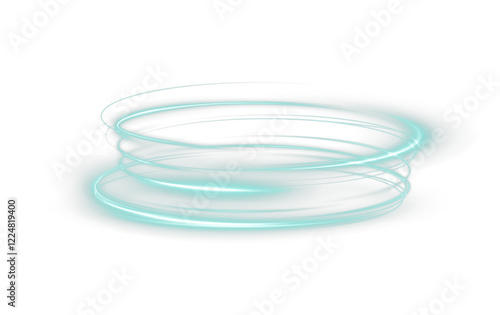  vibrant green neon wave overlay with glowing swirls and sparkles—ideal for transparent PNGs, abstract energy effects, or futuristic vortex designs