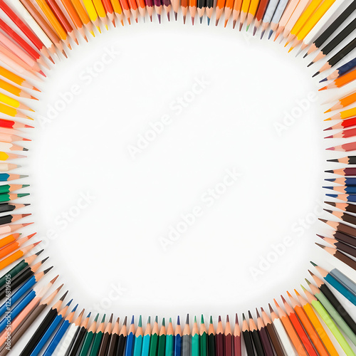 Colored Pencils Form a Vibr...