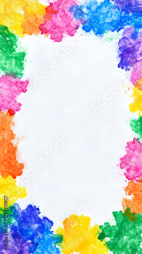 Vibrant Colorful Paint Spla...