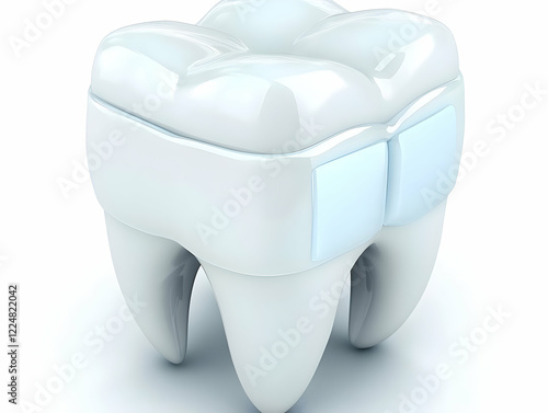 3D Illustration of a Tooth ...