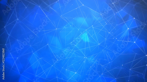 Abstract Blue Plexus Backgr...
