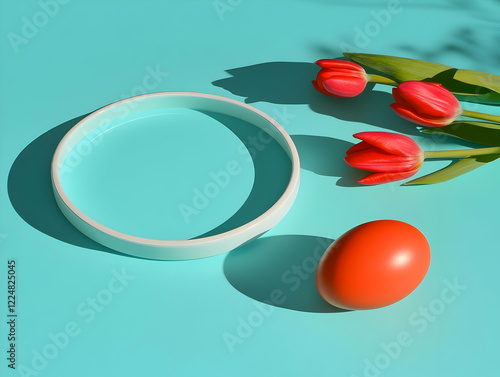 3D Render of Easter Egg, Tu...