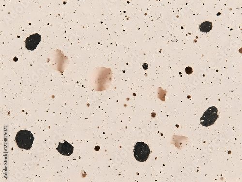 Close-up of speckled beige ...