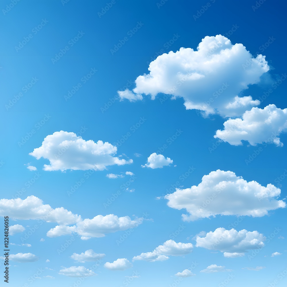 blue sky with clouds