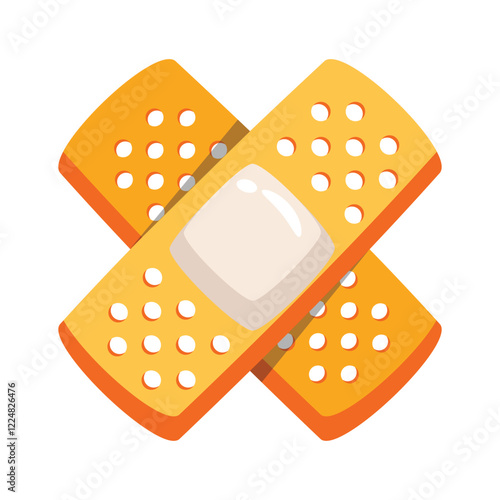 Get this amazing flat style icon of bandage in trendy style