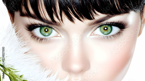 Close-up of Woman's Face wi...