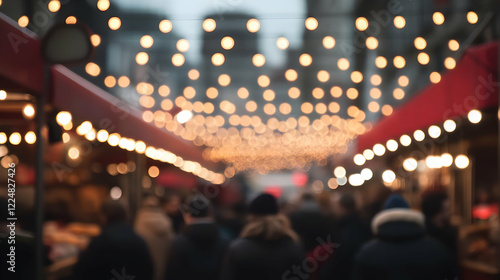 Blurred Photo of a Festive ...