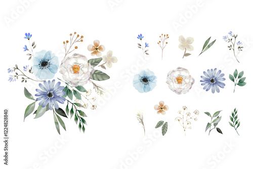 2d-realistic-floral-bouquet