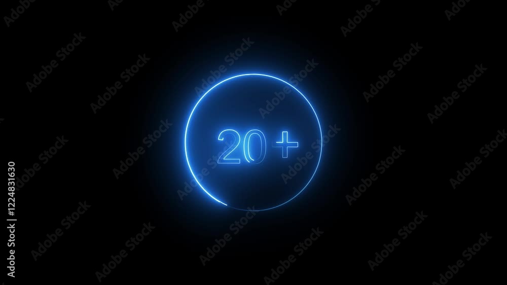 3D Glowing Neon Circle with Red and Blue Hues on Dark Canvas for Abstract Tech 3D Glowing Neon Circle with Red and Blue Hues on Dark Canvas for Abstract Tech