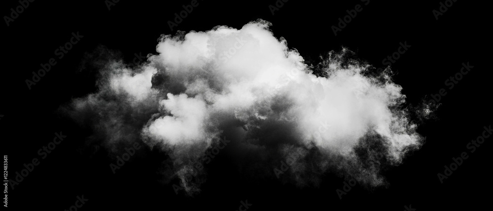Chilling smoke overlay texture with dry ice effect against black background Chilling smoke overlay texture with dry ice effect against black background