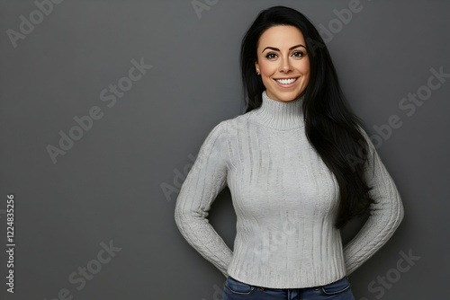 Portrait of a Smiling Woman...