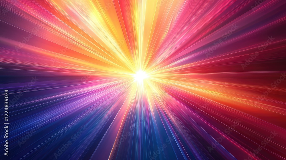 Vivid Abstract Light Rays Emitting from Center with Bright Colors in a Stunning Burst of Energy Capturing Movement and Vibrancy Perfect for Backgrounds or Artistic Displays Vivid Abstract Light Rays Emitting from Center with Bright Colors in a Stunning Burst of Energy Capturing Movement and Vibrancy Perfect for Backgrounds or Artistic Displays