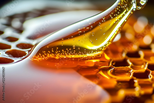 Golden Honey Dripping from ...