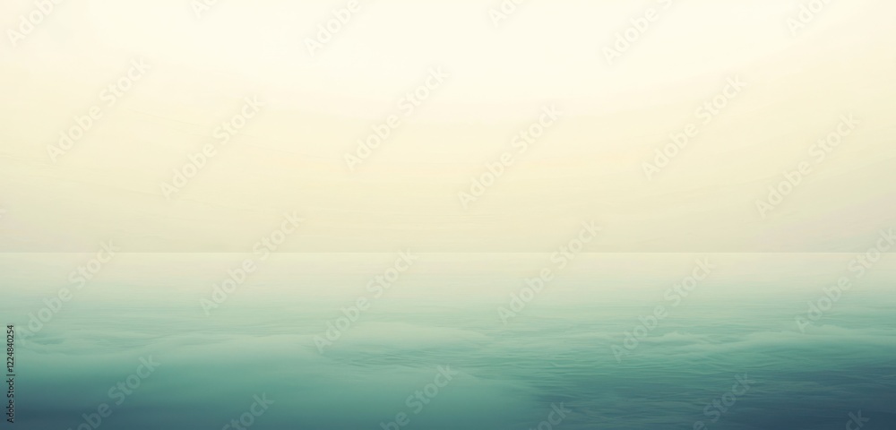 Obraz premium Gentle lime to ivory gradient with a subtle grainy texture