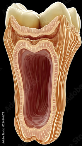 Detailed Cross-Section of a...