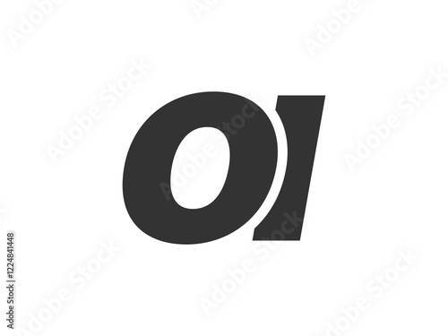 OI Techno Editable Font Logo For Corporate Branding. Bold, Futuristic Design With Unique Typographic Ideas. Minimal Custom Type And Dynamic Letter