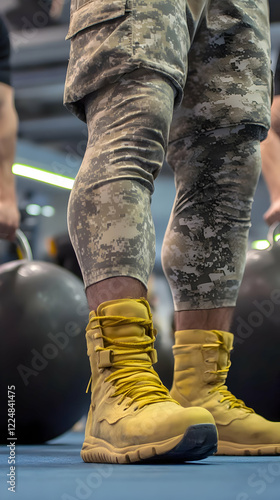 Athlete Stands Ready in Cam...