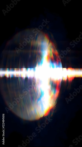 Abstract Light Streaks Radi...