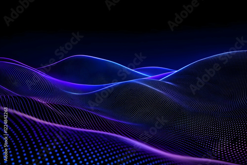 Abstract 3D landscape forms...