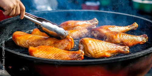 Grilled Chicken Legs are Fl...