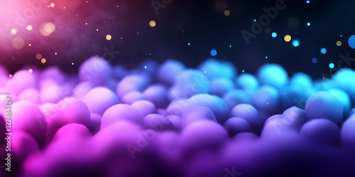 Abstract 3D Background with...