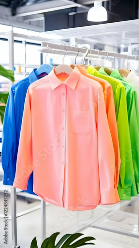 Colorful Long-Sleeved Shirt...