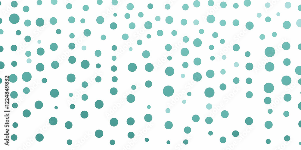 Turquoise Dots Pattern Creates a Simple and Modern Background Design on White Turquoise Dots Pattern Creates a Simple and Modern Background Design on White