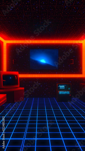 Retro Futuristic Room Shows...