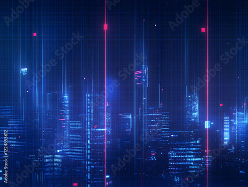 Futuristic Cityscape Illumi...