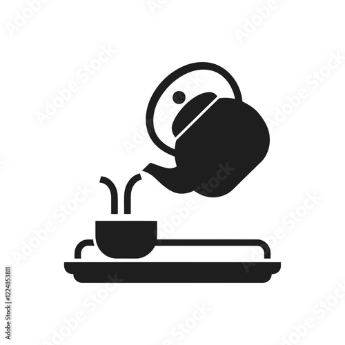 Hot Tea Service Icon