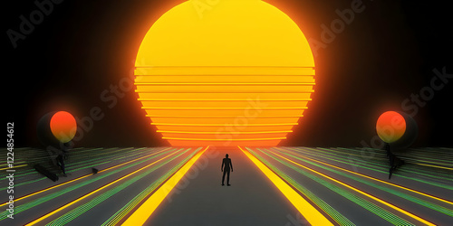 3D Illustration of a Person...