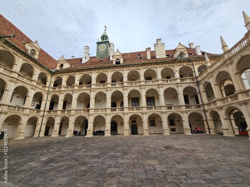 Obraz na płótnie Graz Altstadt Landhaushof w salonie