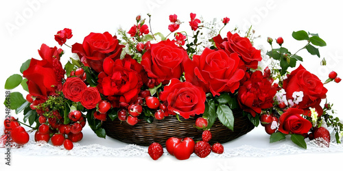 Red Roses and Berries Beaut...