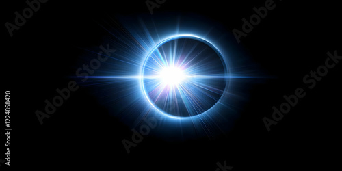 Bright Light Bursts from a ...