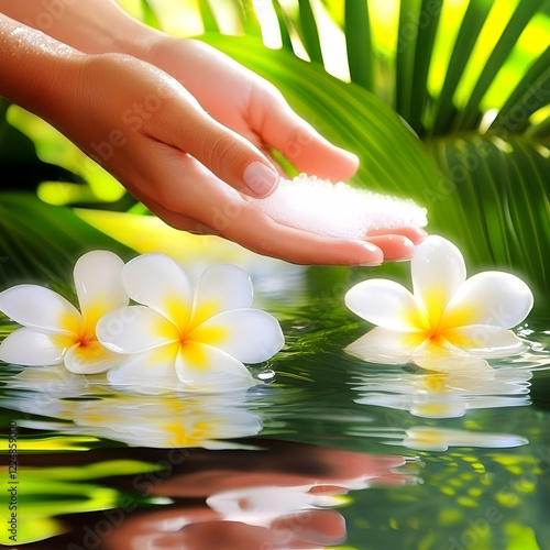 Woman's Hands Holding Sea S...