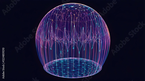 Abstract 3D Illustration of...
