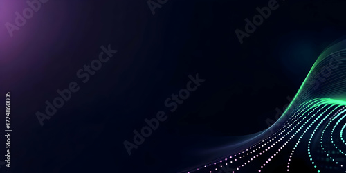 Abstract background with fl...