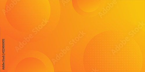 Modern abstract background with memphis elements in yellow and orange gradients and retro themed for posters, banners and website landing pages.