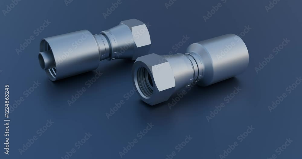 Straight Adapters, Crimp-On Hose fitting; Hydraulic system repair kit; Hose fitting animation; lubrication hose connectors Straight Adapters, Crimp-On Hose fitting; Hydraulic system repair kit; Hose fitting animation; lubrication hose connectors