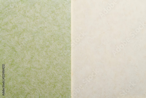 Green and Beige Handmade Pa...