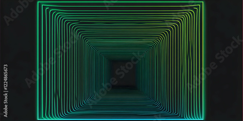 Neon Green and Blue Glowing...