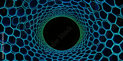 3D Abstract Background Form...