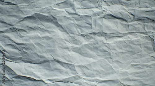 Crumpled Gray Paper Texture...