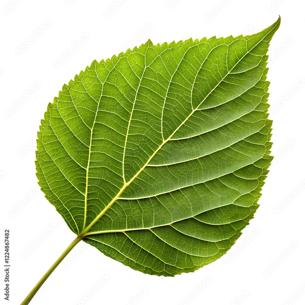 Obraz premium green leaf isolated on white